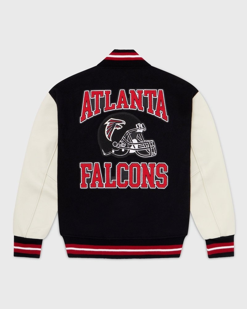outerwear octobers very own ovo nfl atlanta falcons varsity jacket black