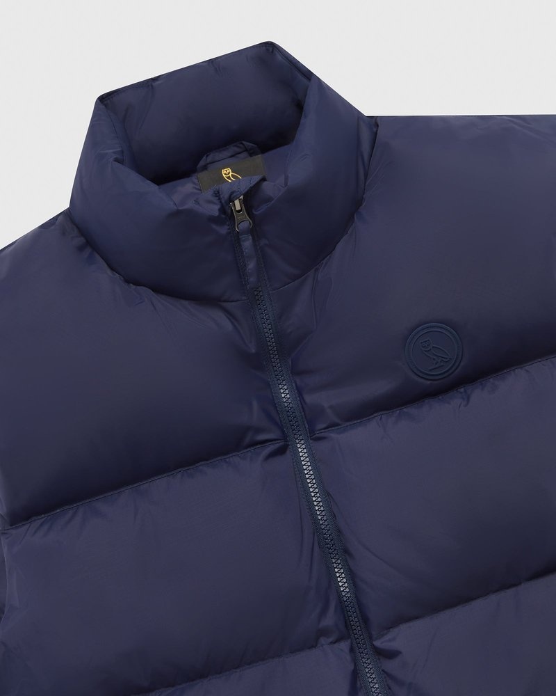 outerwear octobers very own ovo bounce vest navy blue