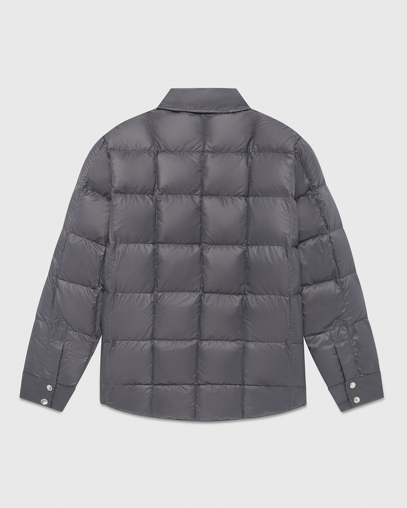 outerwear octobers very own ovo crescent down works down shirt gray