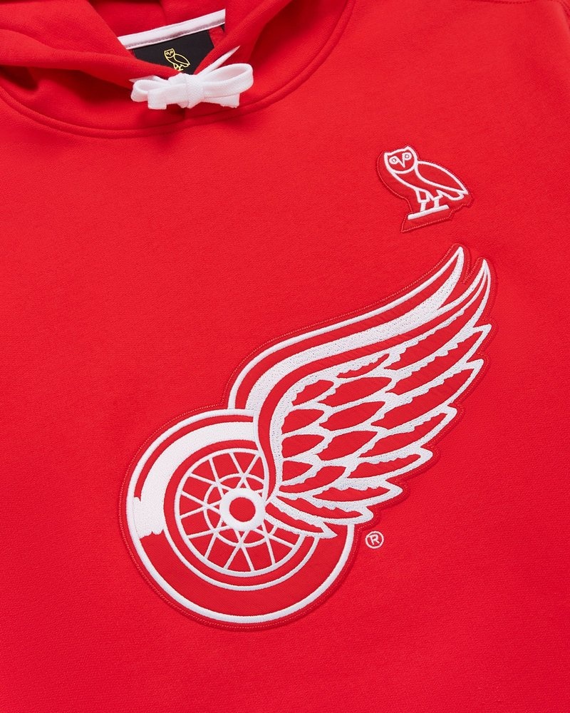 sweaters octobers very own ovo detroit red wings hoodie reds