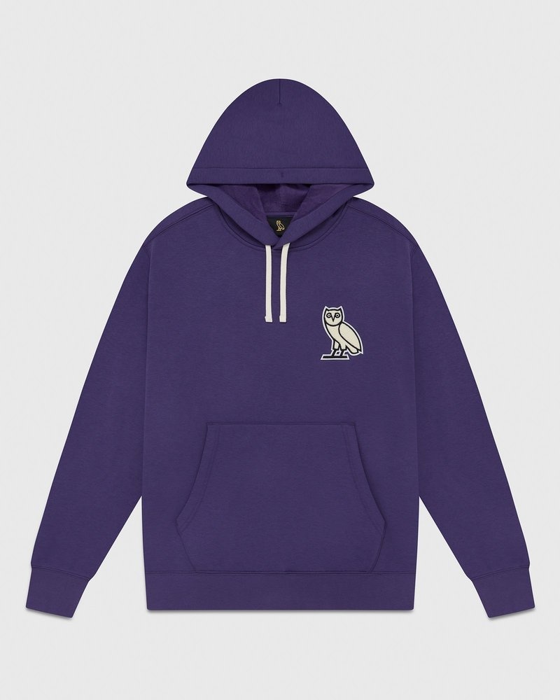 sweaters octobers very own ovo mini og plush hoodie purple