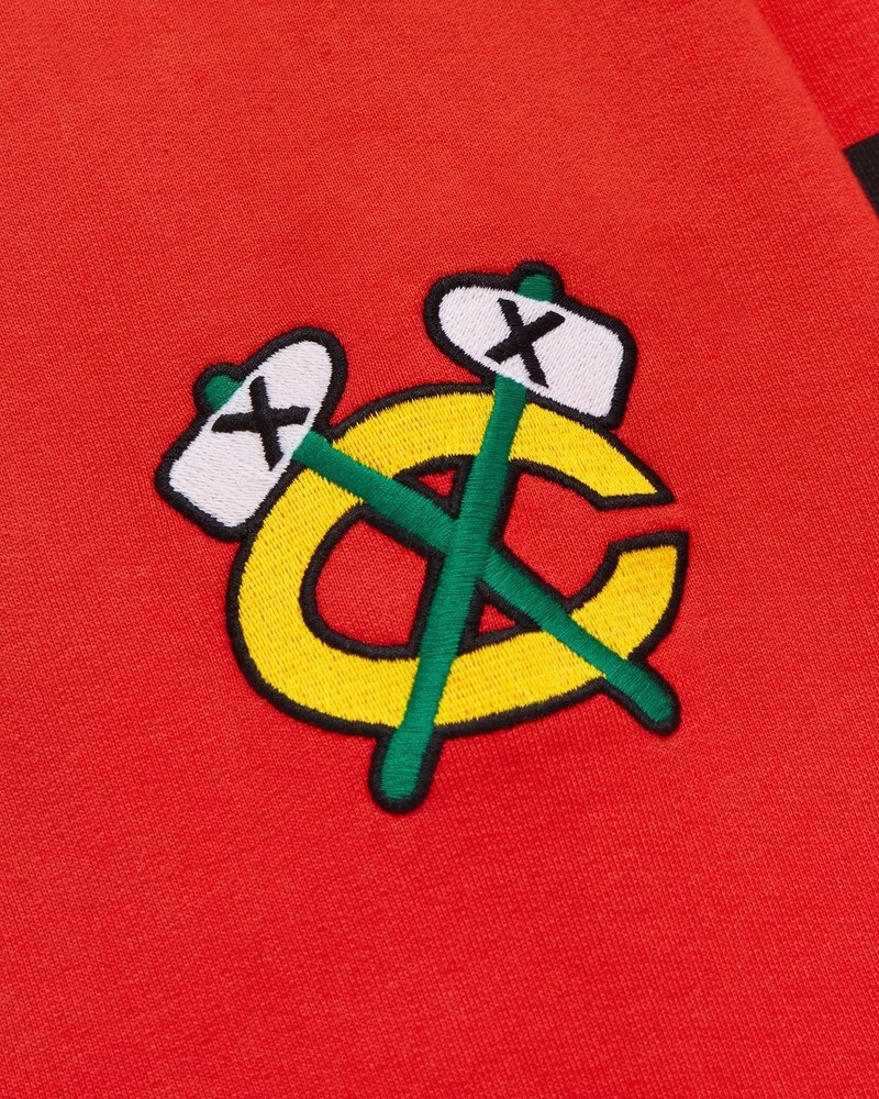 octobers very own ovo chicago blackhawks hoodie red sweaters