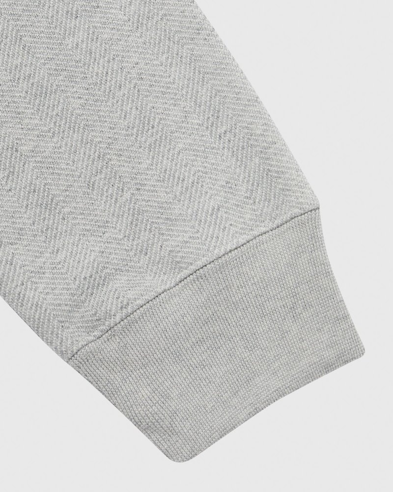 sweaters octobers very own ovo herringbone hoodie gray