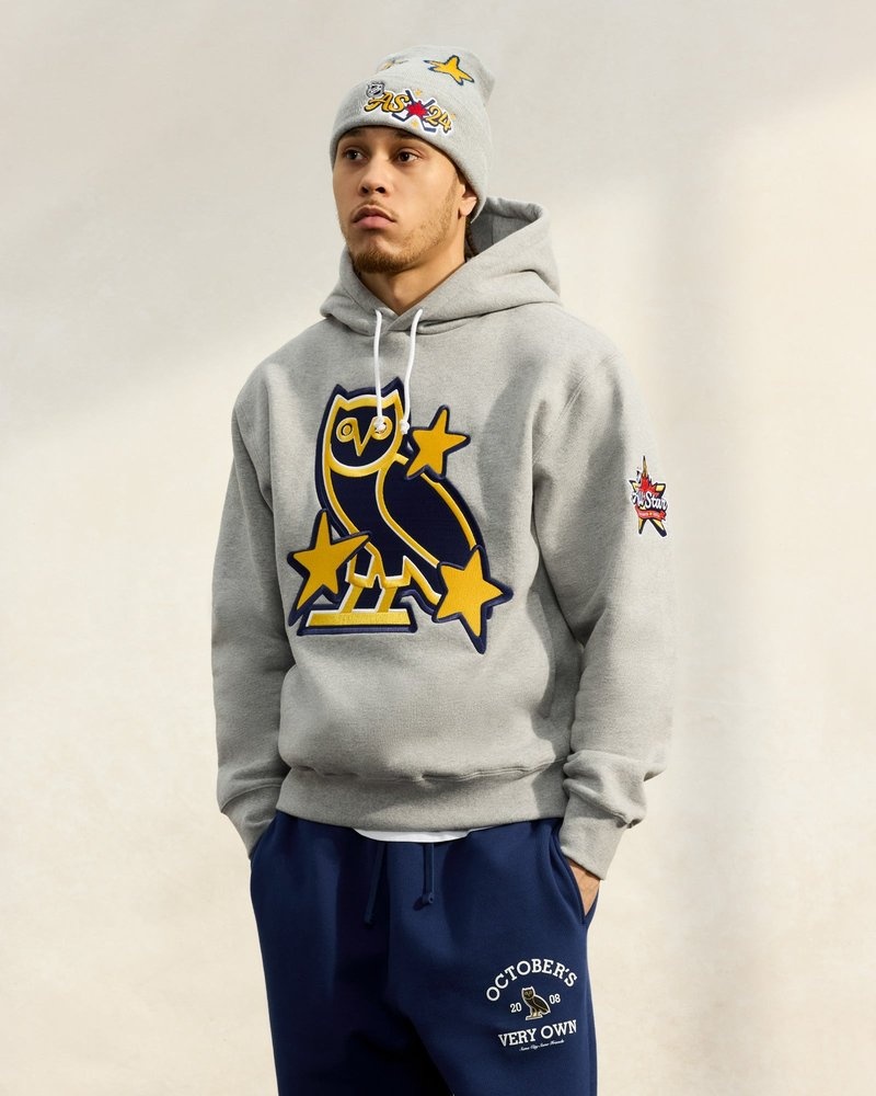 sweaters octobers very own ovo nhl all star hoodie gray