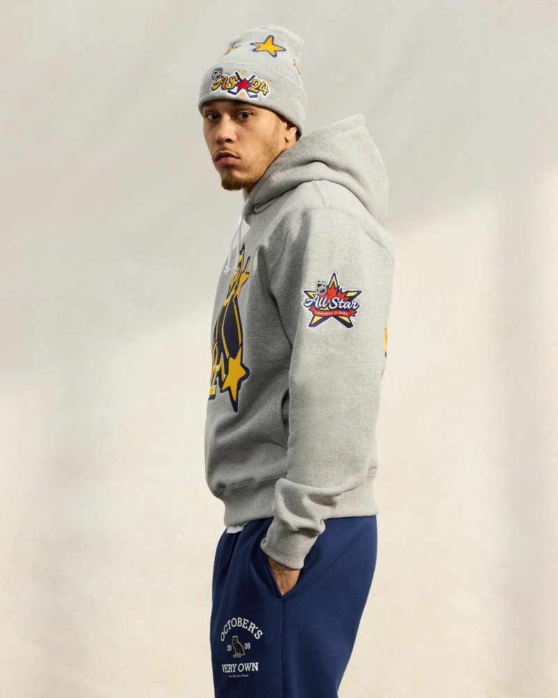 sweaters octobers very own ovo nhl all star hoodie gray