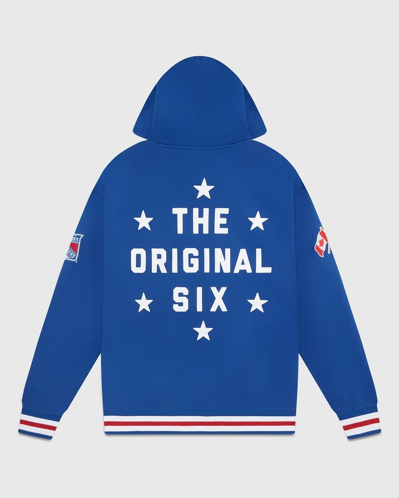 sweaters octobers very own ovo new york rangers hoodie blue