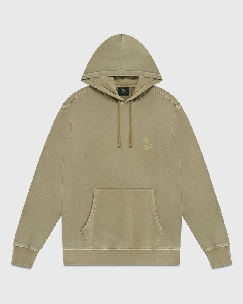 sweaters octobers very own ovo muskoka garment dyed hoodie sand