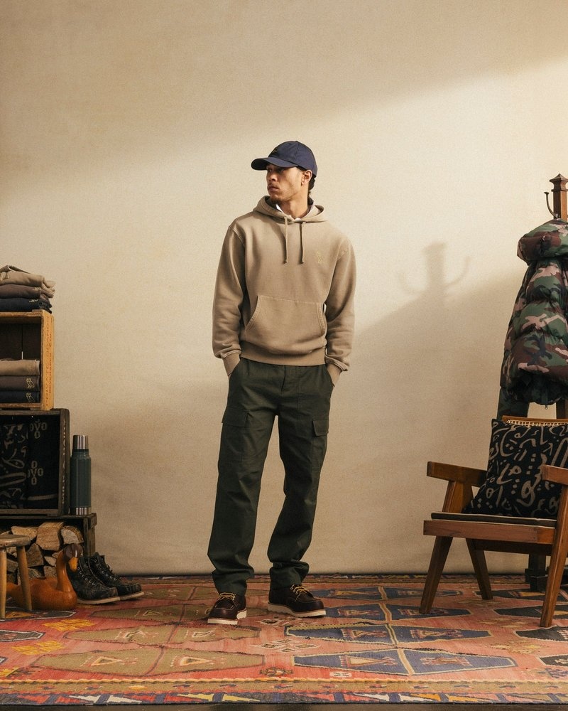 sweaters octobers very own ovo muskoka garment dyed hoodie sand