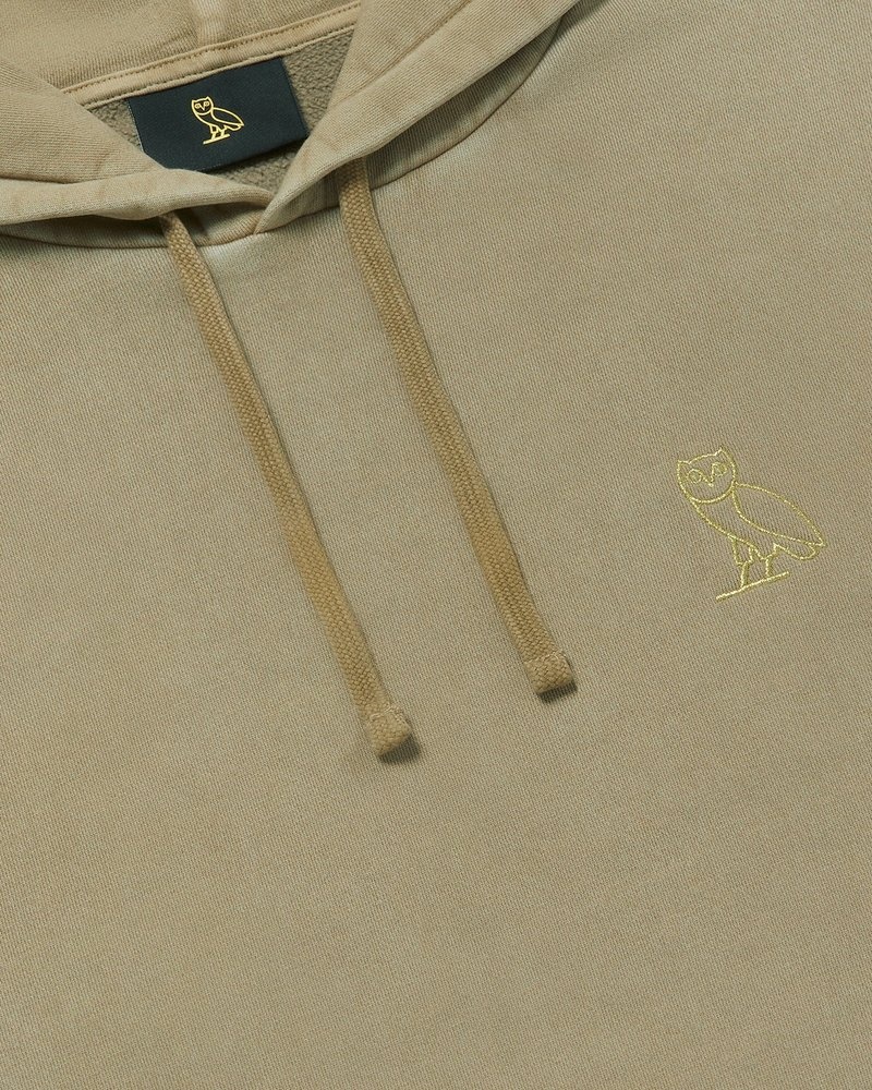 sweaters octobers very own ovo muskoka garment dyed hoodie sand