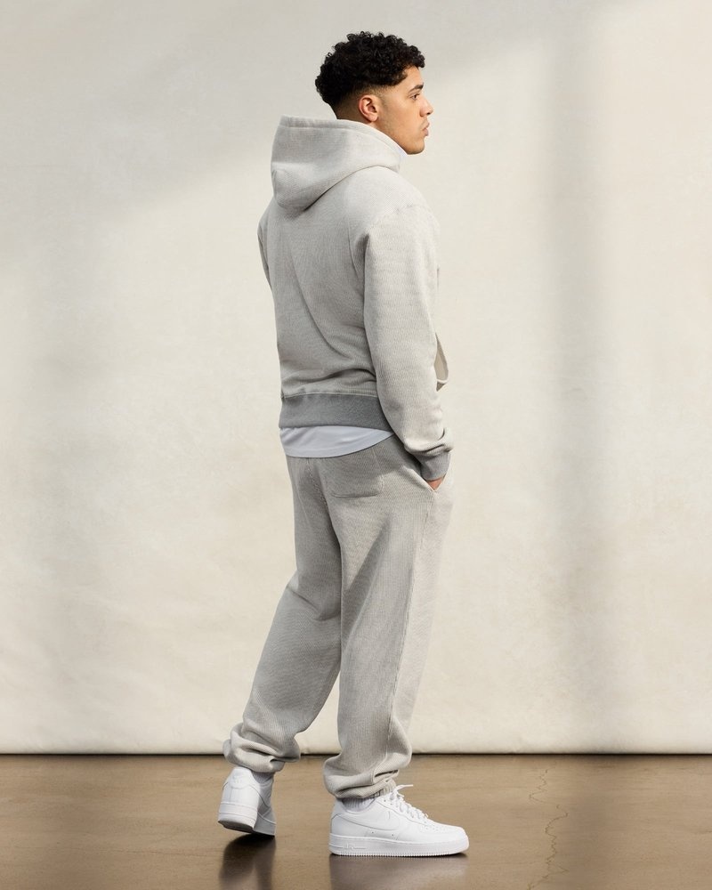 sweaters octobers very own ovo seersucker fleece hoodie greycream