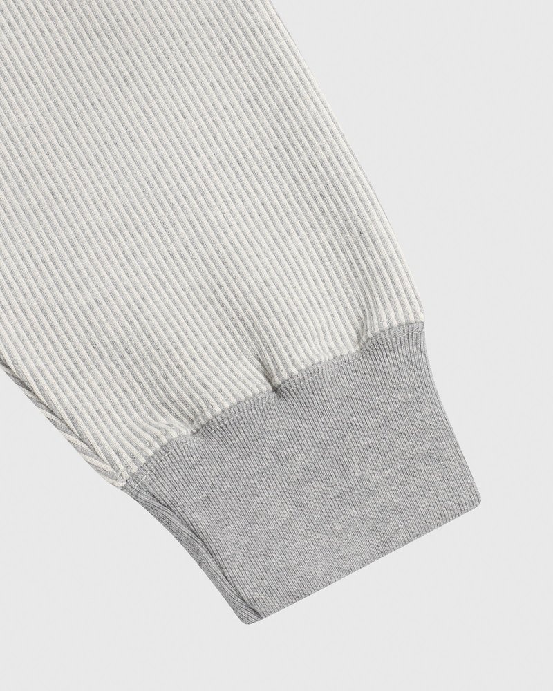 sweaters octobers very own ovo seersucker fleece hoodie greycream