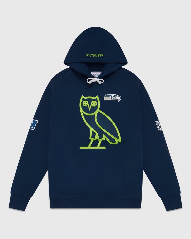 sweaters octobers very own ovo nfl seattle seahawks og hoodie blue