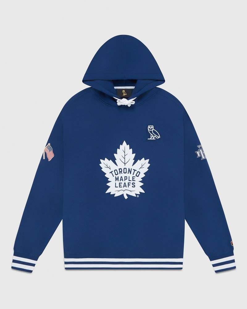 octobers very own ovo toronto maple leafs hoodie blue sweaters