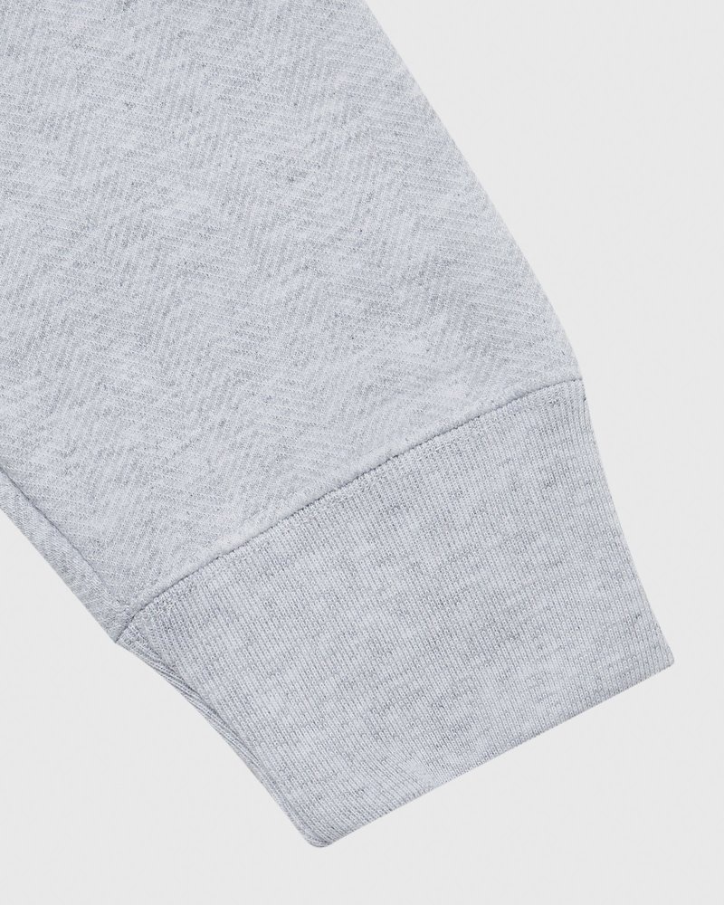 sweaters octobers very own ovo herringbone hoodie gray