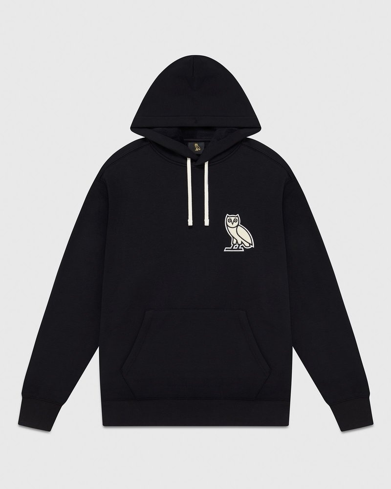 octobers very own ovo mini og plush hoodie sweaters black