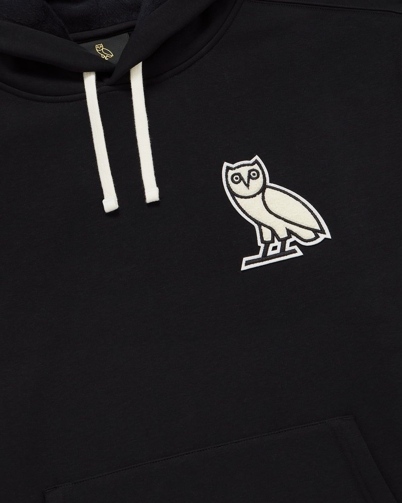 octobers very own ovo mini og plush hoodie sweaters black