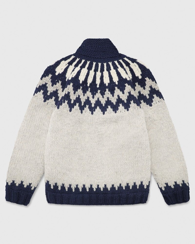 tops octobers very own ovo canadian sueter company hand knit cardigan oatmeal