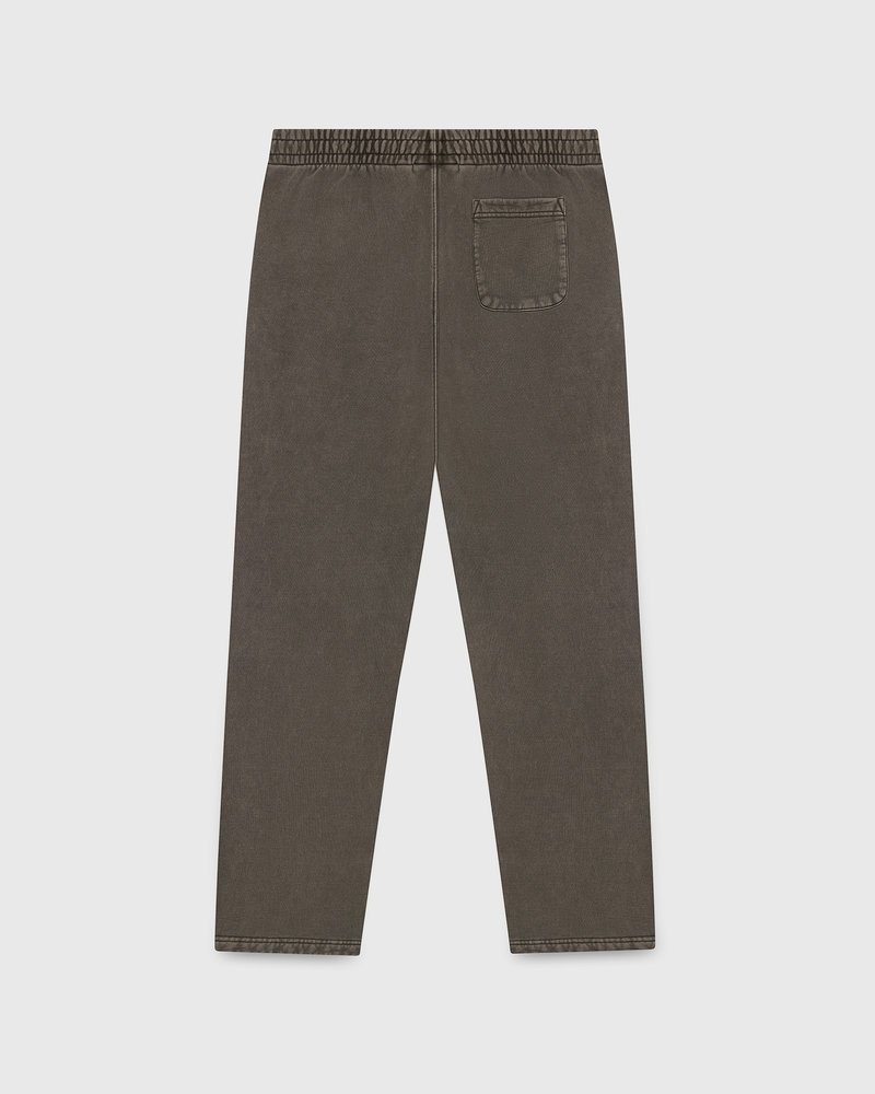 pants octobers very own ovo muskoka garment dyed open hem sweatpant brown