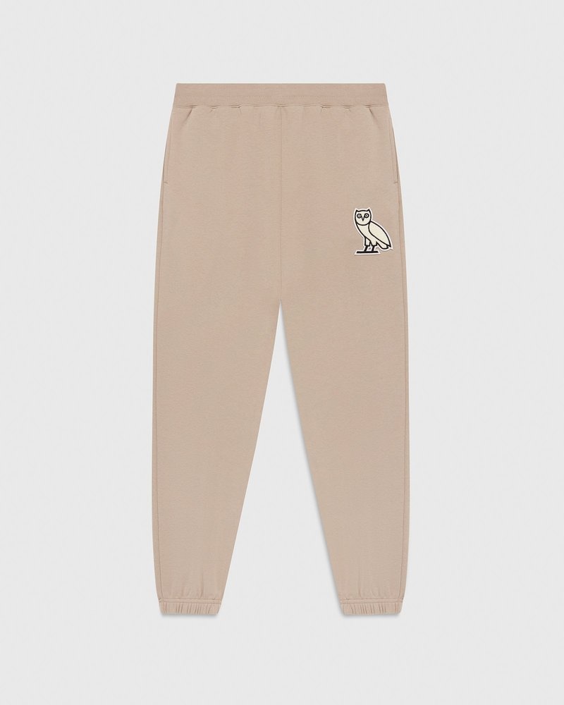 octobers very own ovo mini og plush sweatpant sand