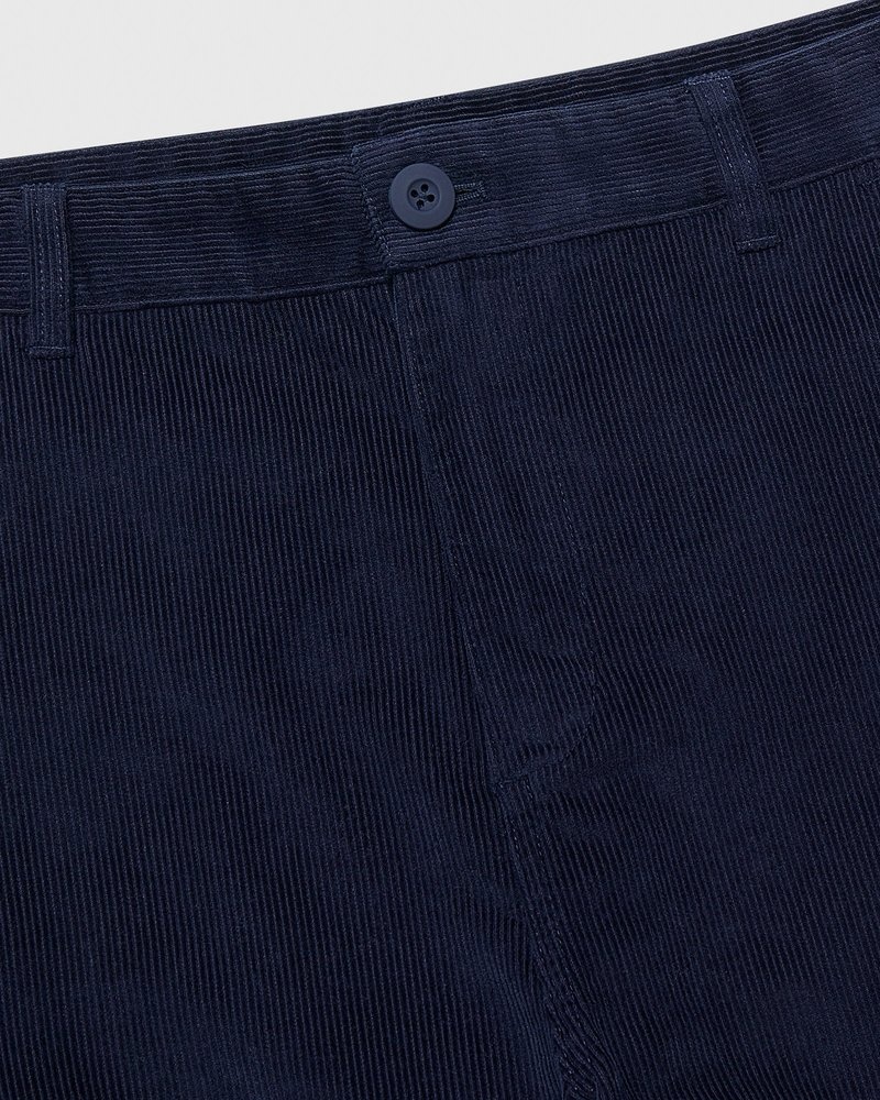 octobers very own ovo corduroy cargo pant navy blue