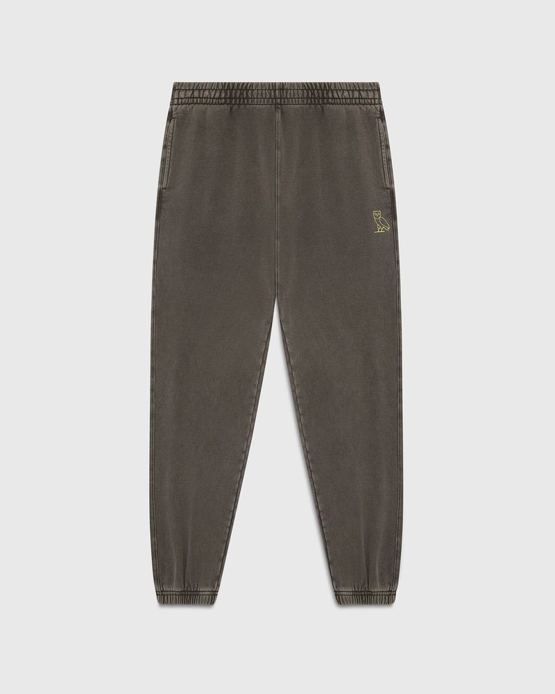 pants octobers very own ovo muskoka garment dyed relaxed fit sweatpant brown