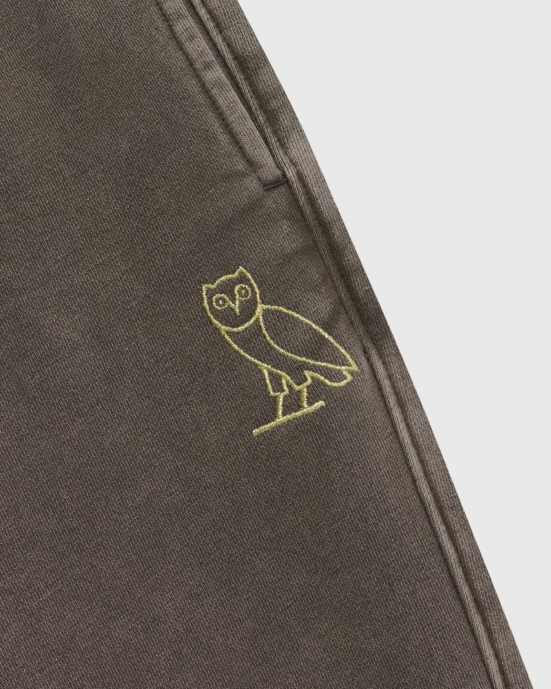 pants octobers very own ovo muskoka garment dyed relaxed fit sweatpant brown