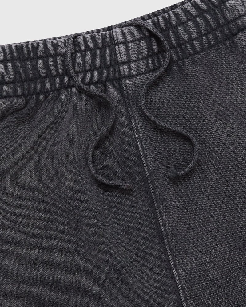 octobers very own ovo muskoka garment dyed open hem sweatpant black
