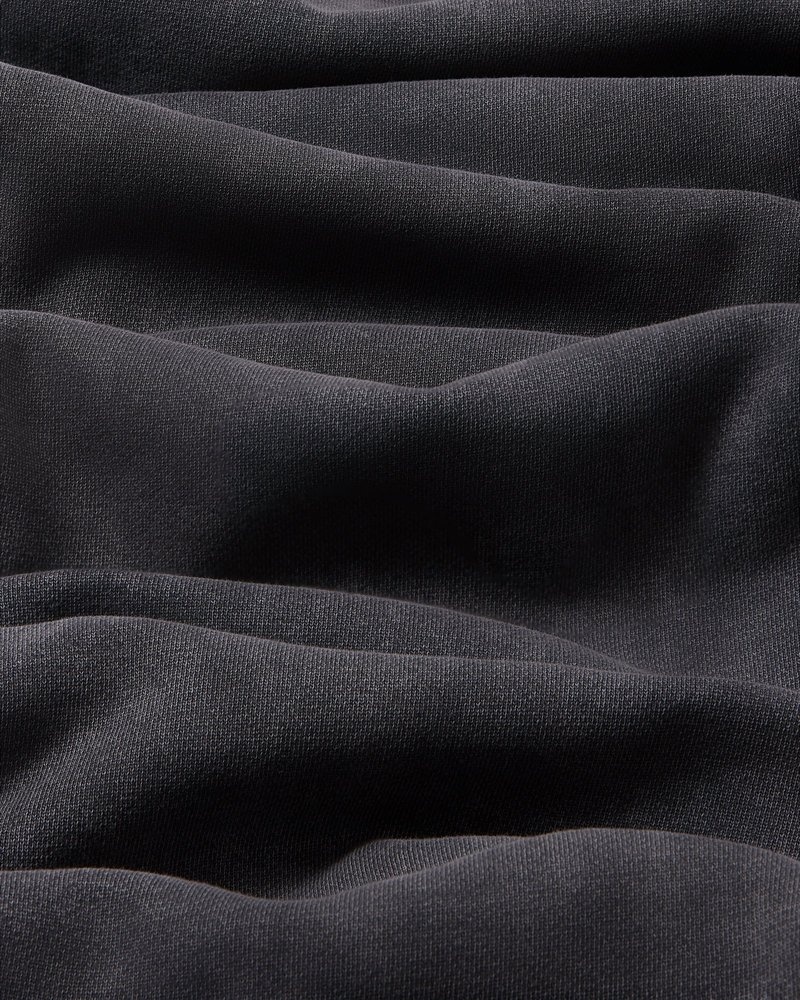 octobers very own ovo muskoka garment dyed open hem sweatpant black