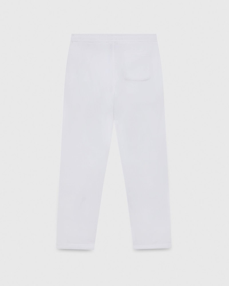 octobers very own ovo arch logo open hem sweatpant white