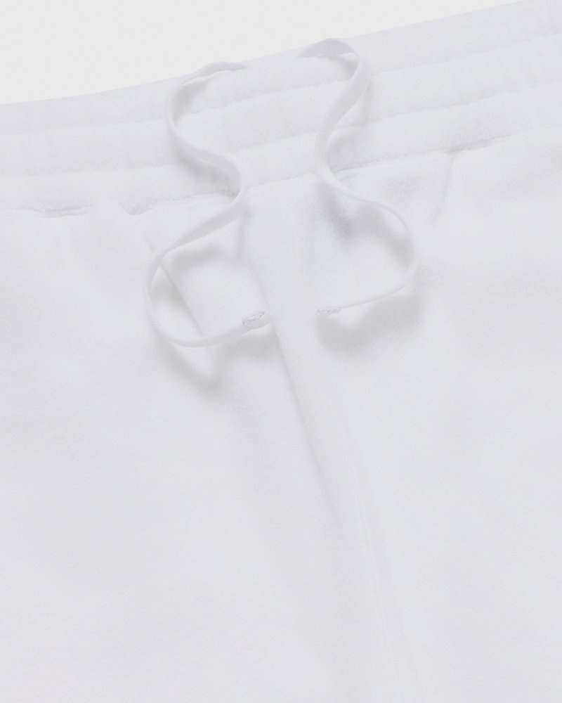 octobers very own ovo arch logo open hem sweatpant white