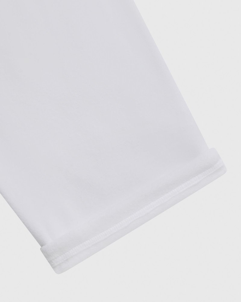 octobers very own ovo arch logo open hem sweatpant white