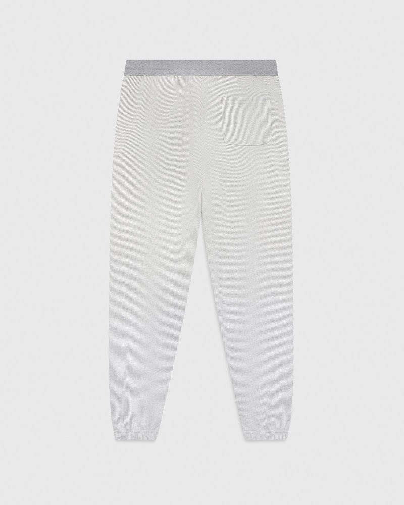 pants octobers very own ovo seersucker fleece relaxed fit sweatpant greycream