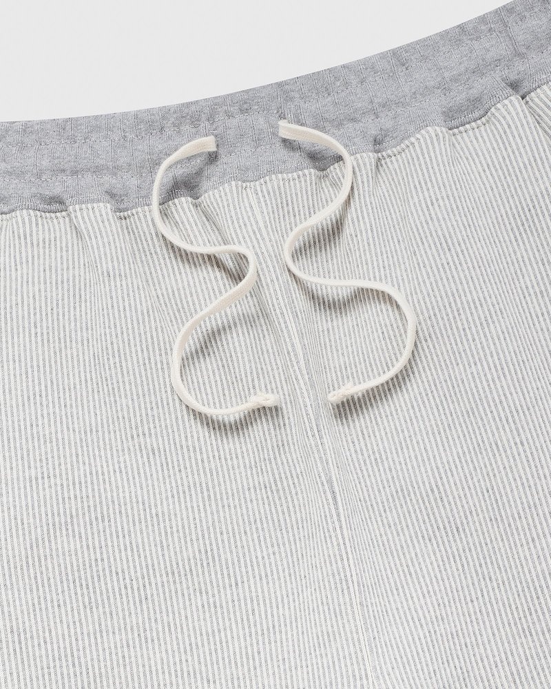 pants octobers very own ovo seersucker fleece relaxed fit sweatpant greycream