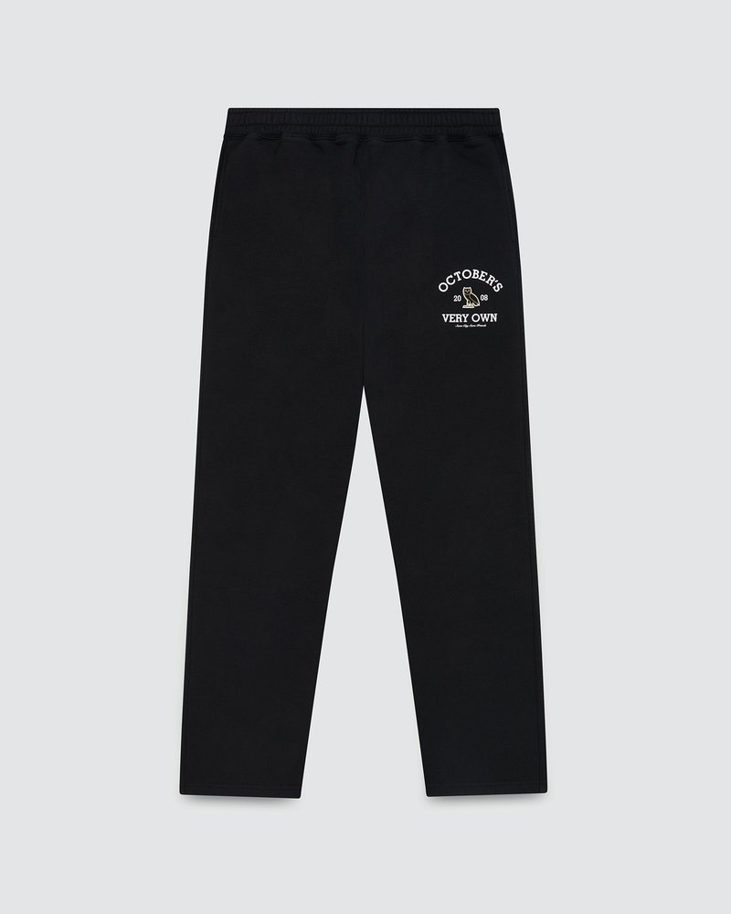 octobers very own ovo collegiate open hem sweatpant black