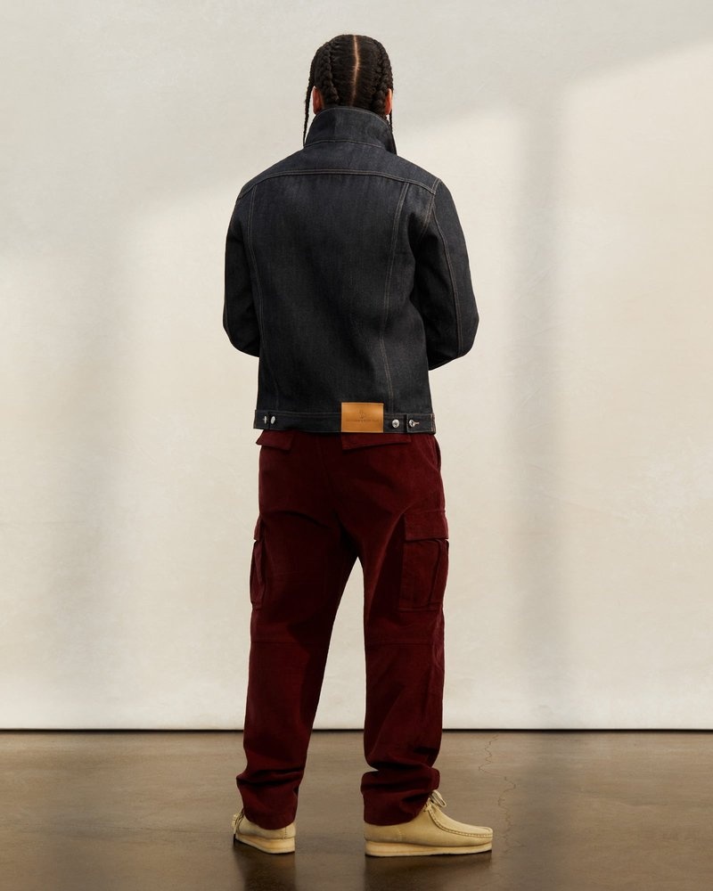 octobers very own ovo corduroy cargo pants red