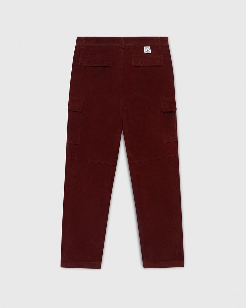 octobers very own ovo corduroy cargo pants red