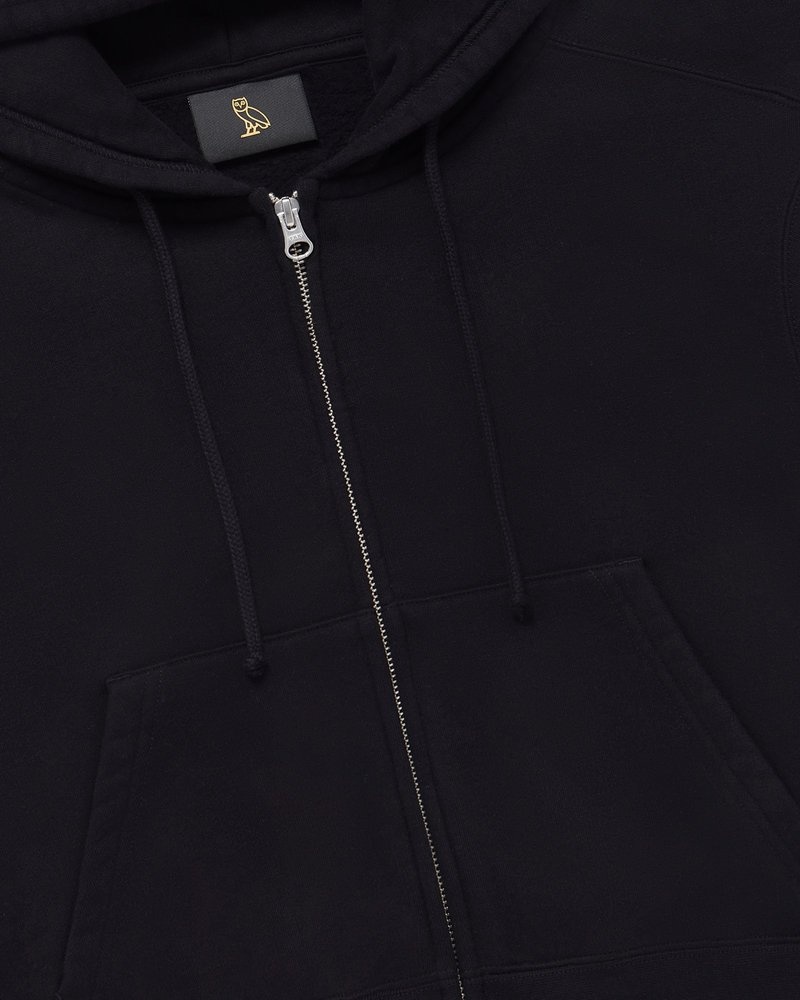 sweaters octobers very own ovo full zip hoodie black