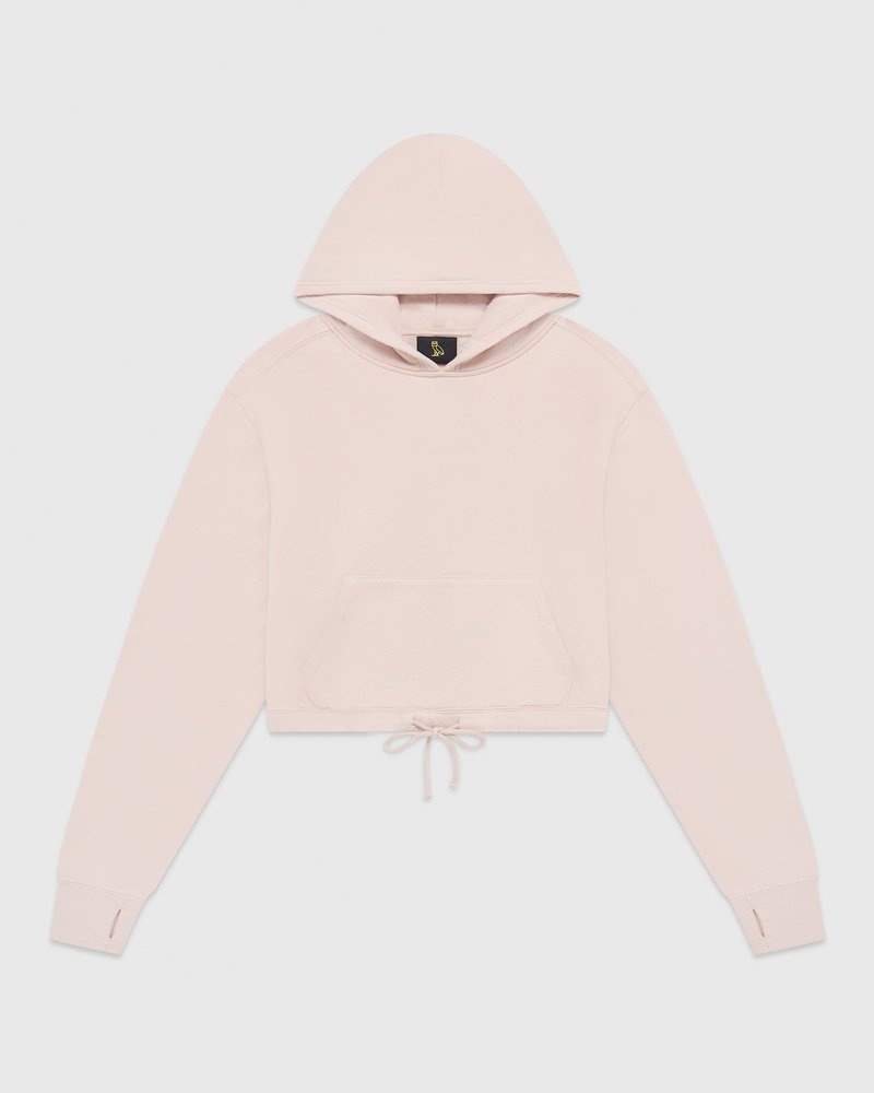 sweaters octobers very own ovo cropped hoodie pink