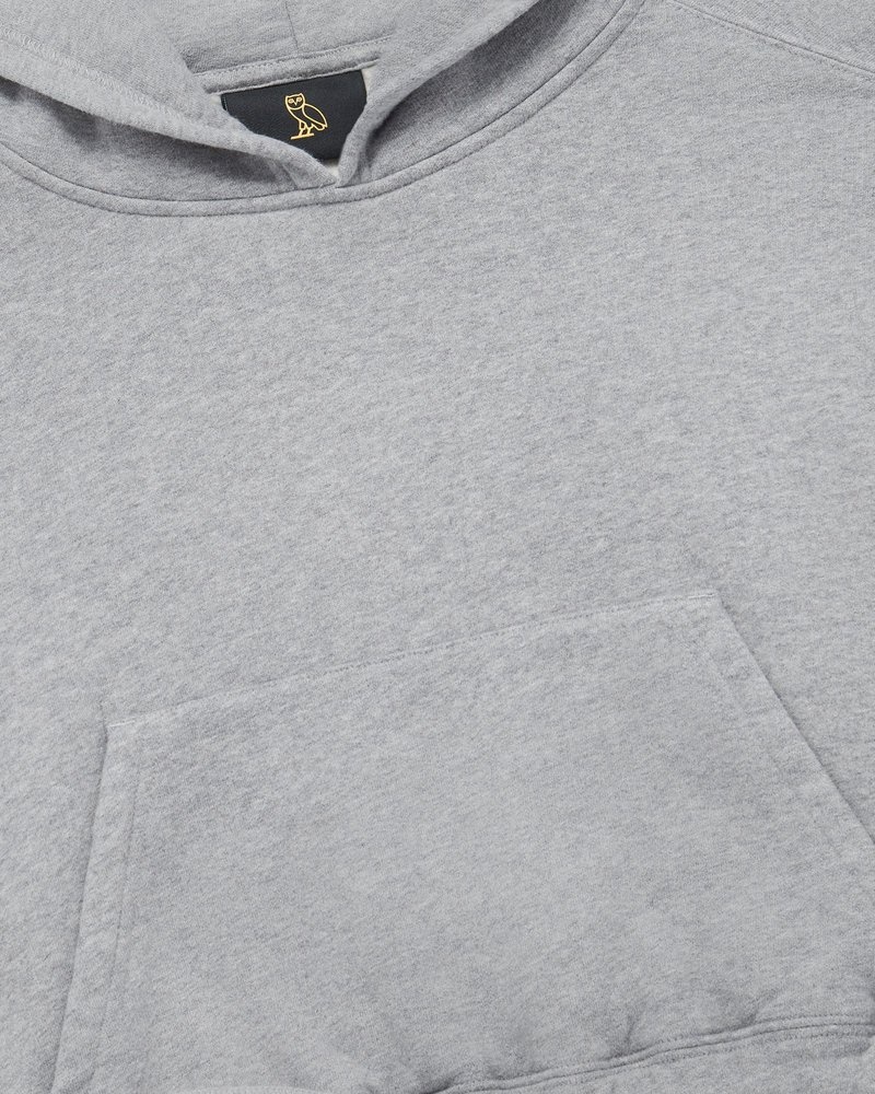 sweaters octobers very own ovo cropped hoodie gray