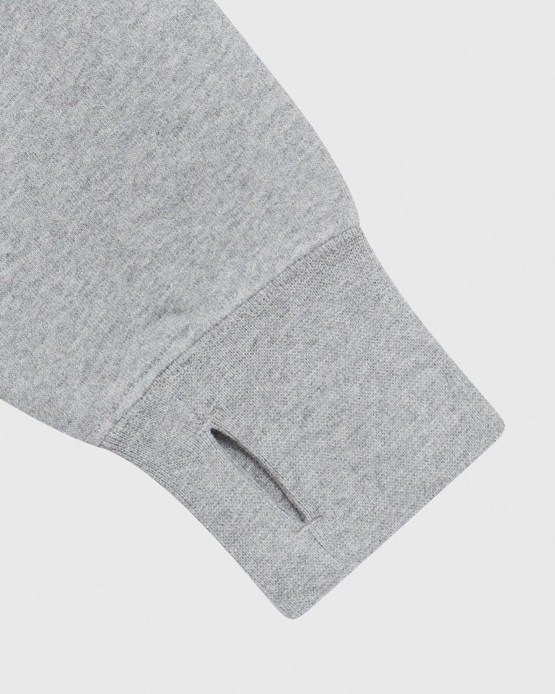 sweaters octobers very own ovo cropped hoodie gray