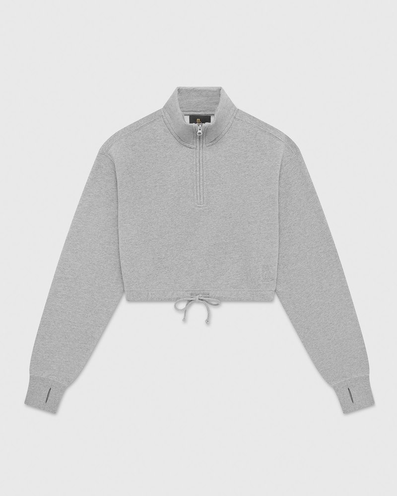 sweaters octobers very own ovo quarter zip mockneck sweatshirt gray