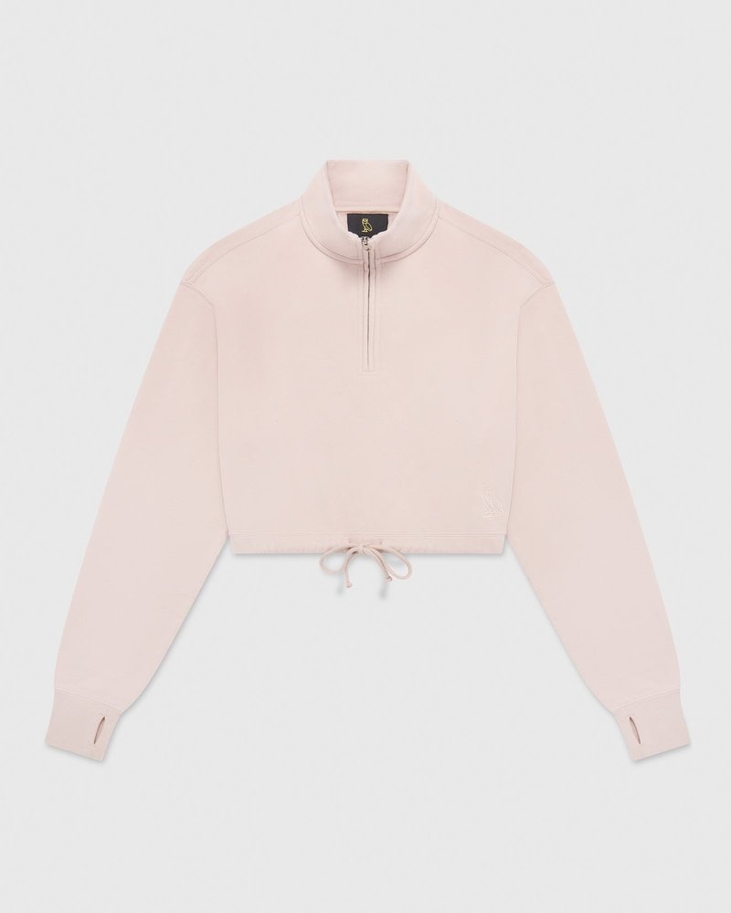 sweaters octobers very own ovo quarter zip mockneck sweatshirt pinks